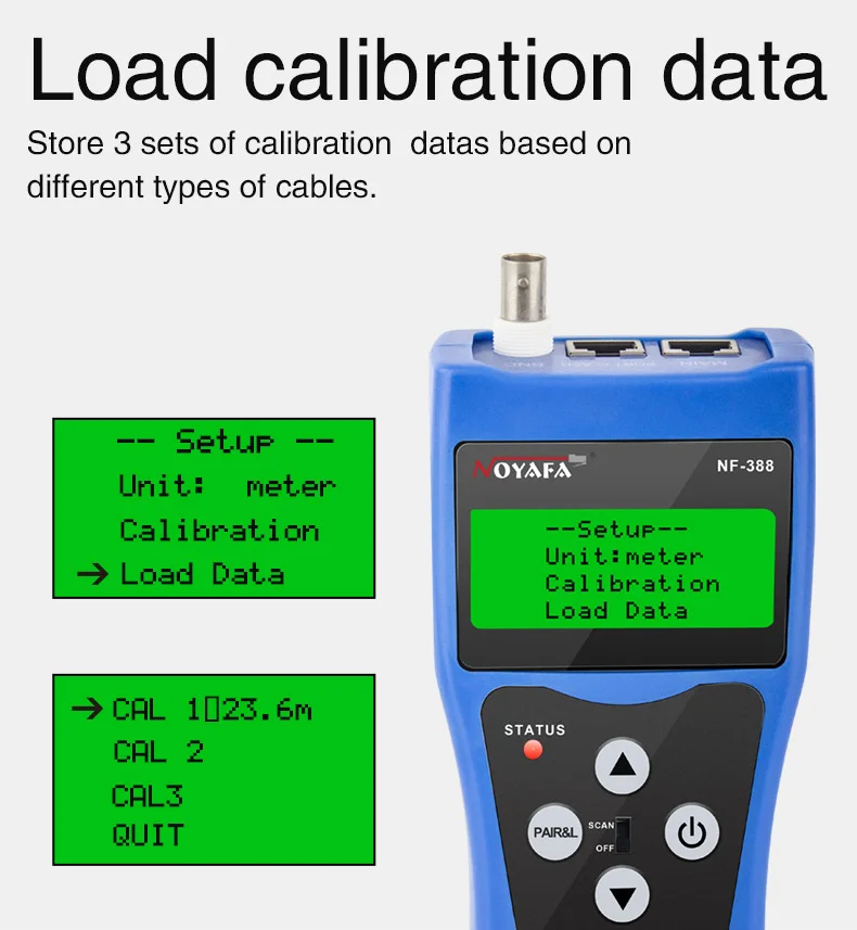 NOYAFA NF-388 Cable Tester with 8 Remote Identifiers