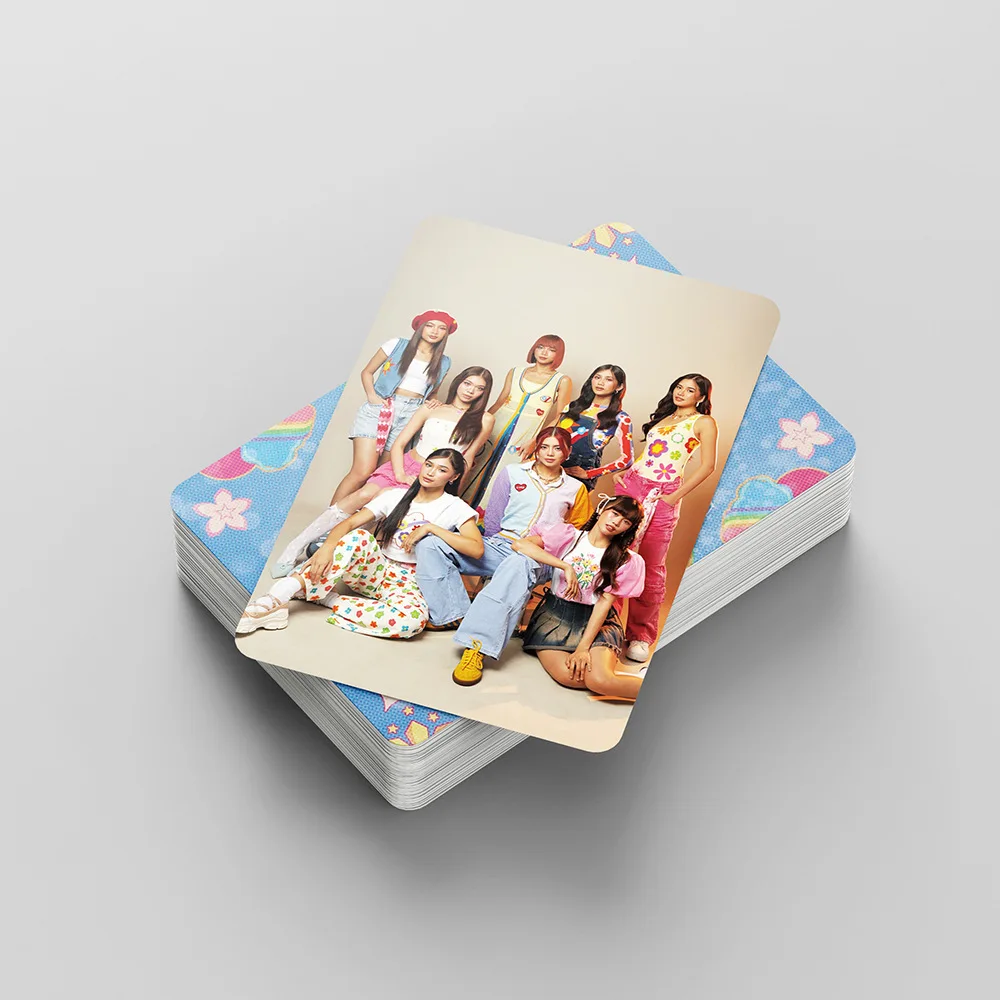 55 Bini Little Aiah Aya Colet obsługujących kartę Lomo 2024 Philippine Girl Group Card