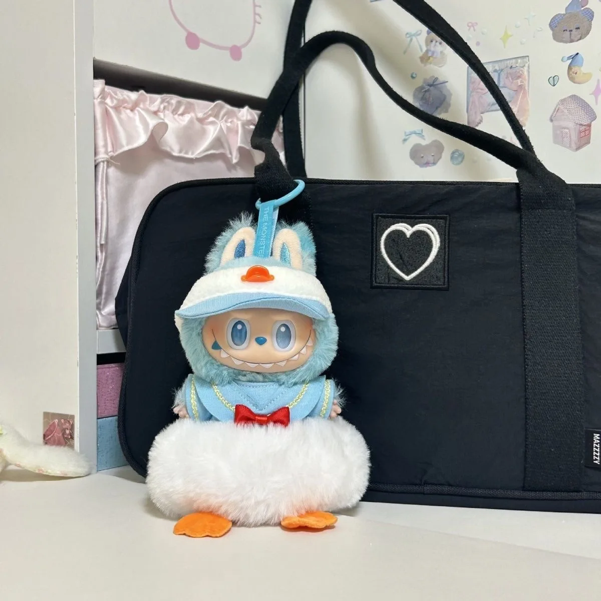 

2025 для Labubu Disney Дональд Дак, одежда, милая виниловая кукла 17 см V1 V3, аксессуары для одежды «сделай сам», игрушки, подарки, набор украшений с подвеской