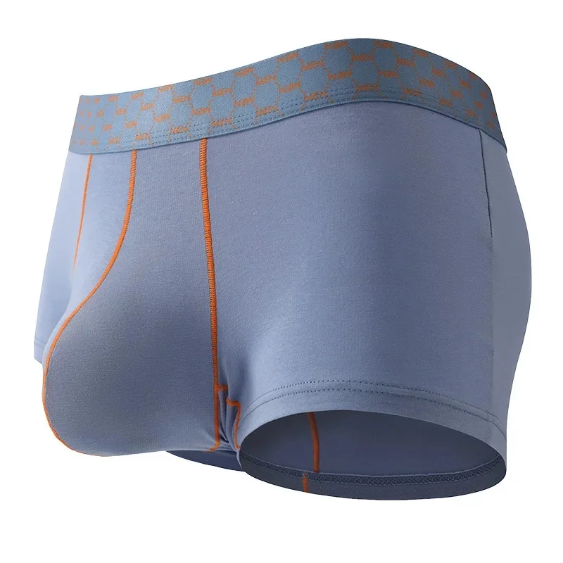 Men's Boxer Shorts Cotton Underwear U Convex Pouch Underpants Man Low Waist Underpant Male Underwear Men's Underwear L-XXL