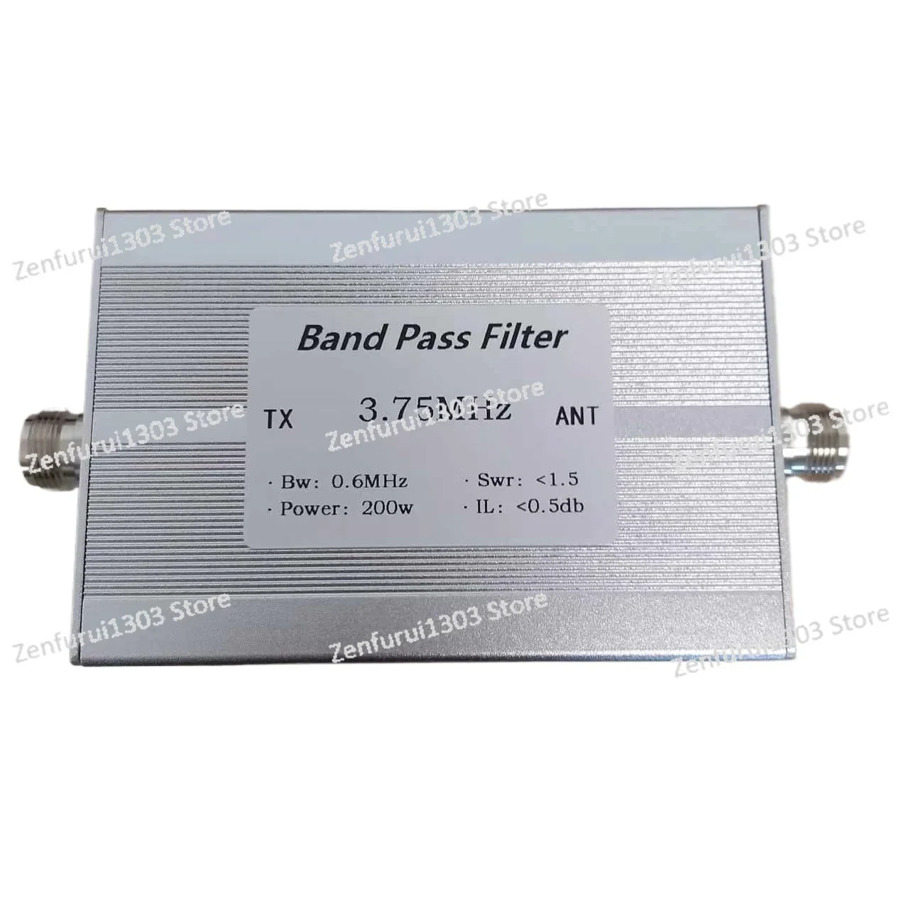 Bandpass filter 3.75MHz 3.75 trillion 3.75M Bandpass N female, anti-interference, shortwave communication