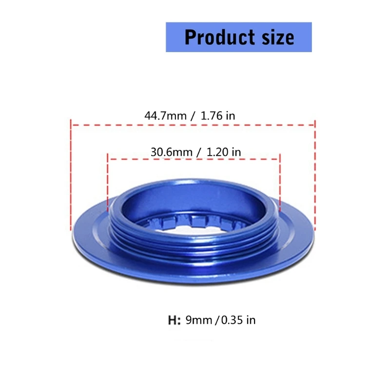 Aluminiumlegeringen Centerlock schijfremhouders voorkomen beweging rotoren en verbeteren fietsstabiliteit