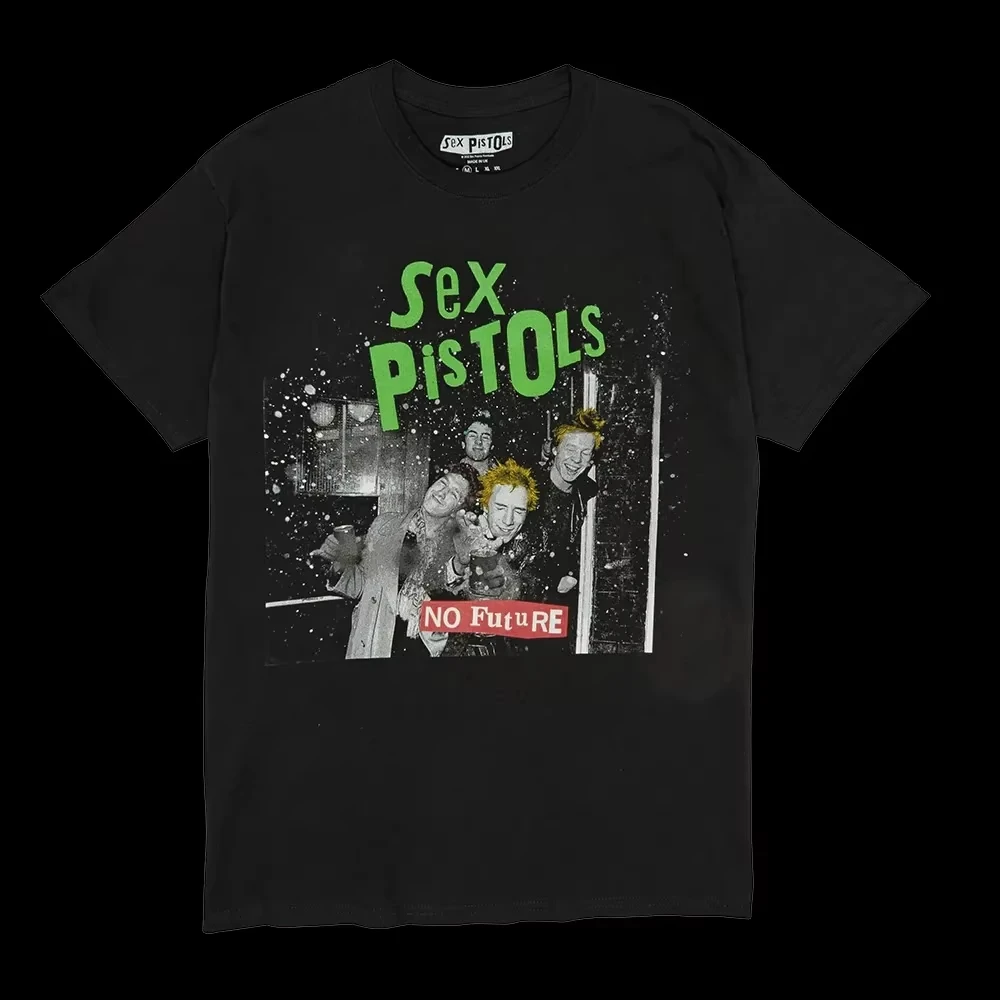 Britische Punkrock-Band Sex Pistols, klassisches Poster-Print-T-Shirt, Unisex, Sommer, neuer Stil, lockeres T-Shirt für Damen und Herren – Detail 8