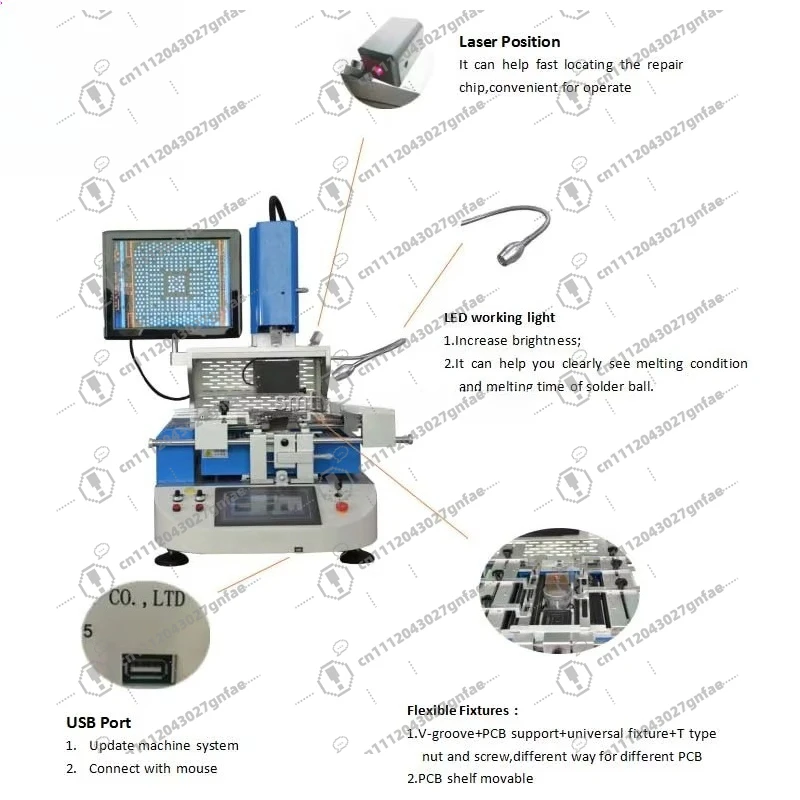 Automatic main board repair machine best TDX-620 BGA rework station