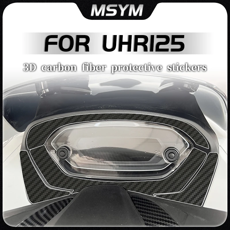 

For HAOJUE UHR150 uhr 150 Stickers 3D carbon fiber protective stickers car body film decorative stickers decal modification