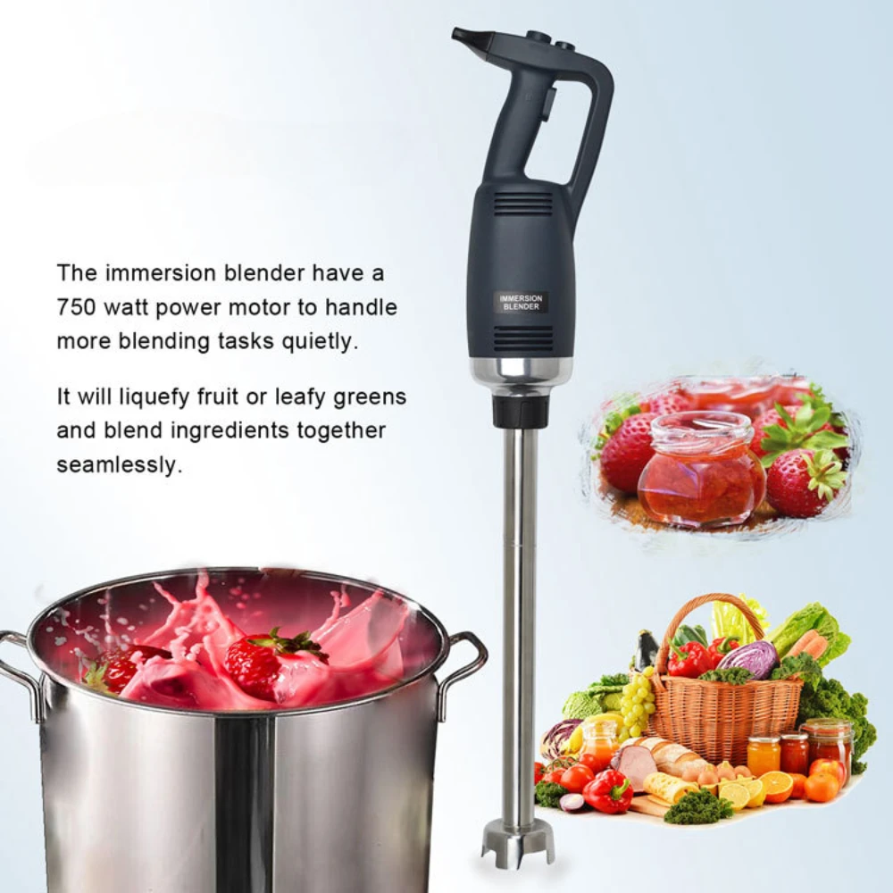 750W22 inch stainless steel multifunctional commercial immersion portable handheld electric mixer