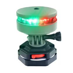 Boot Accessoires Marine Kajak Draagbare Batterijen Navigatie Licht Vouwen Type Multifunctionele Installatie Led Rood Groen/Wit