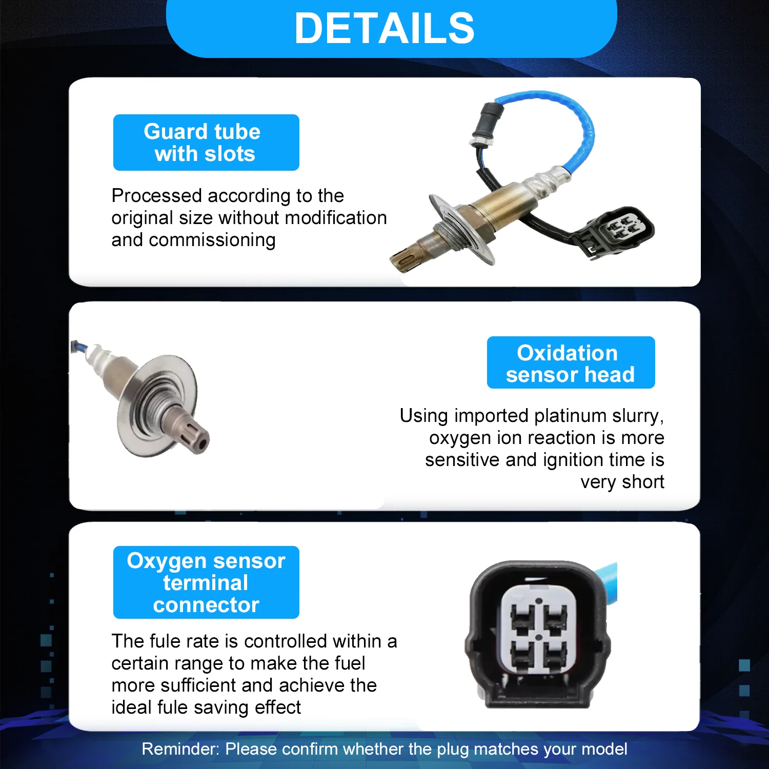New Upstream O2 Oxygen Sensor 211200-2461 211200-2460 234-9062 36531RZA003 For HONDA CR-V CRV 2.4L 2007 2008 2009 36531-RZA-003