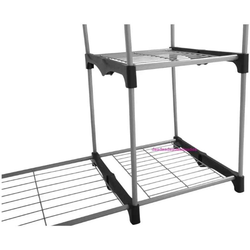 

Wire Shelf Closet Organizer, 2-Tier, Easy To Assemble