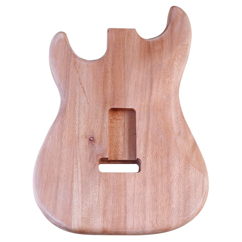 ST Electric Guitar Body Okoume Wood Guitar Barrel ST Body Natural Guitar Body for Electric Guitar