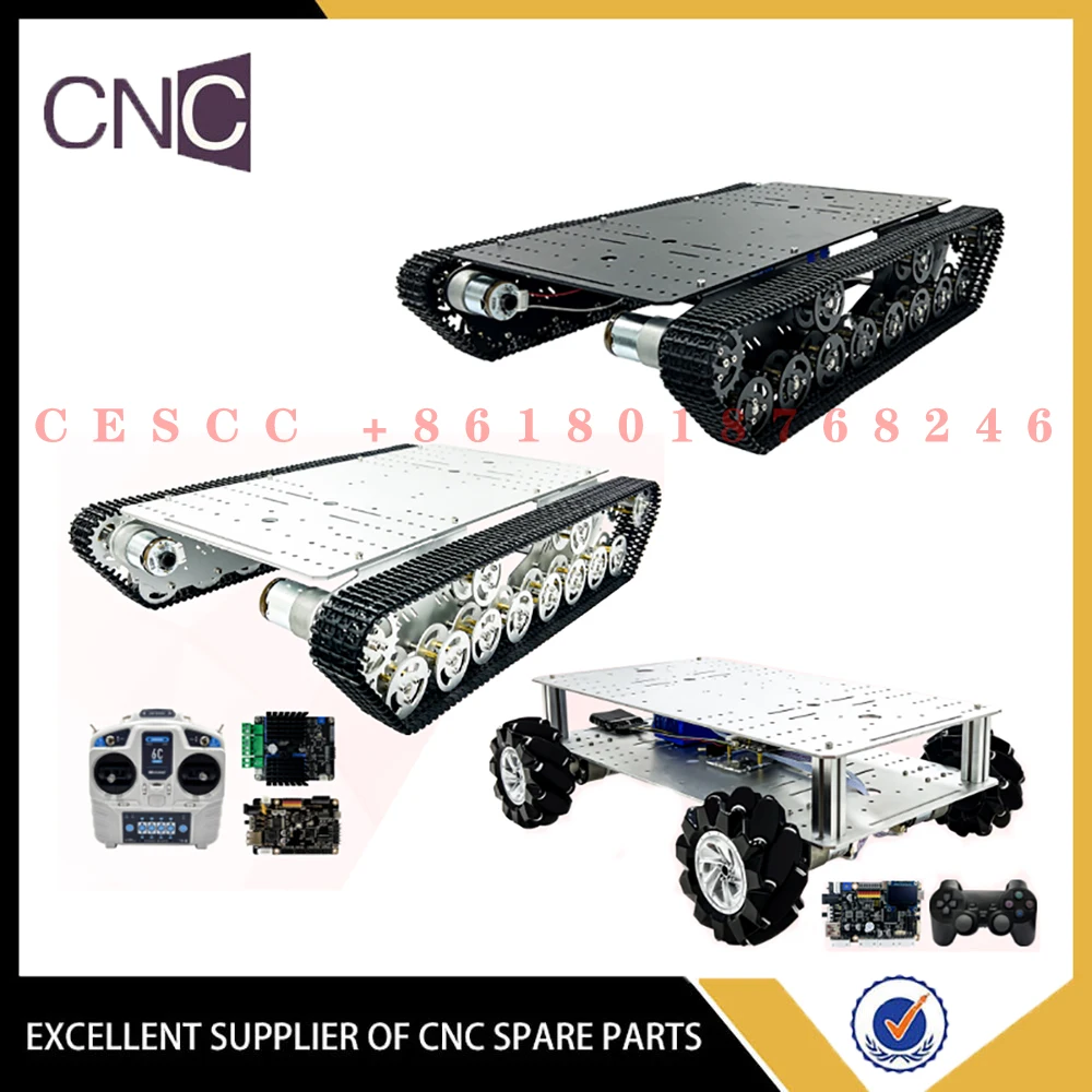 

Four-wheel drive chassis T800S plastic track intelligent car Large load obstacle robot Mailun development platform