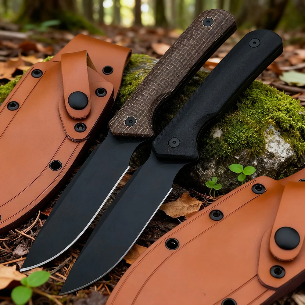 

9Cr13Mov Blade Utility Outdoor Straight Knife EDC Camping BBQ Knife Portable Wilderness Adventure Survival Hunting Pocket Knife