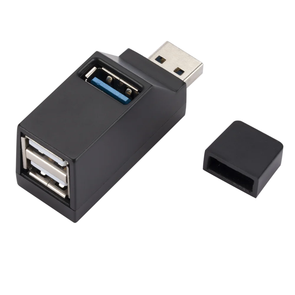 USB 3.0 Whistler Hub For Computer Accessories Laptop Power Socket Adapter 3Ports Multiple Network Extender