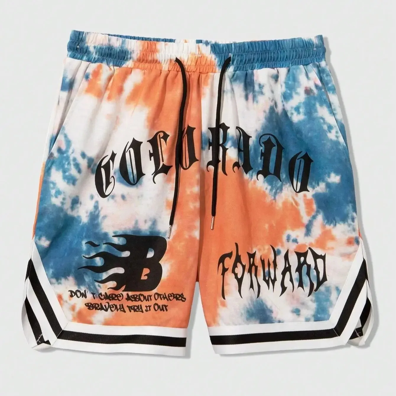 Summer Kids Men American Hiphop Shorts Children Fashion Letter Printed Beach Shorts Boys Girls Sports Shorts Casual Short Pants