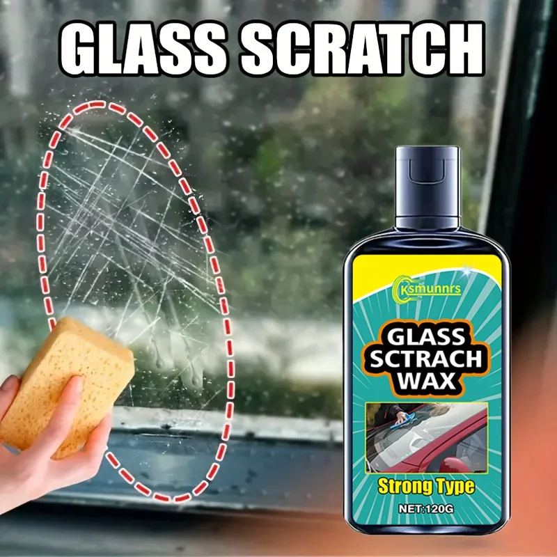 Multi-Use Glass Cream: Removes Scratches For Windshields Eyeglasses Doors
