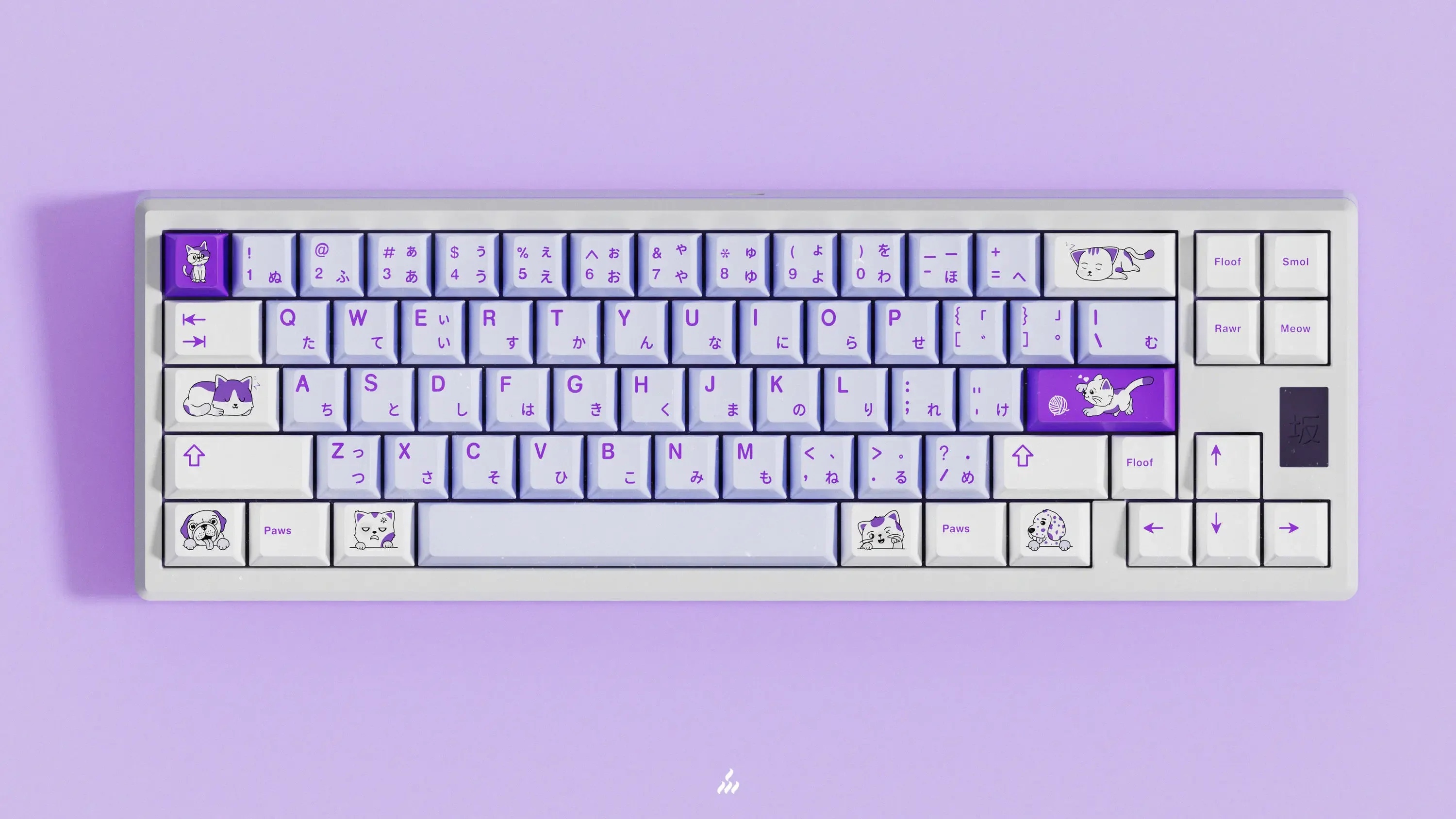 

Sublimation PBT material keycap Paw original genuine keycap