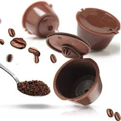 Reusable Coffee Capsules for Nescafe Dolce Gusto Machine Refillable Espresso Pods Compatible with Various Brands