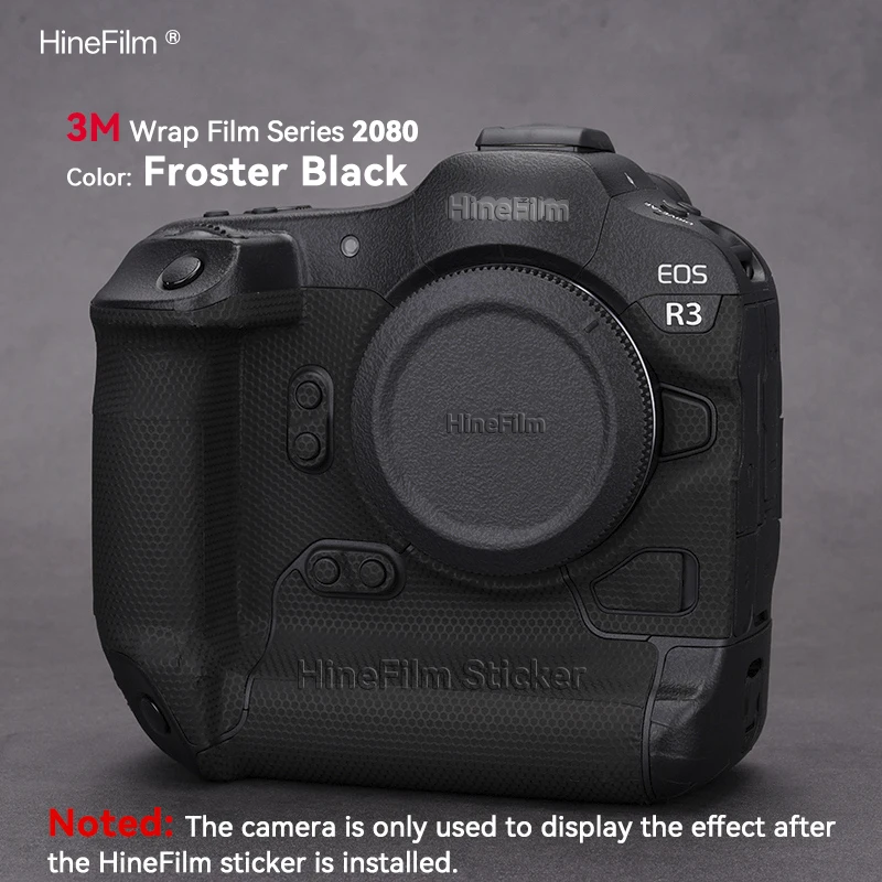 Hinefilm Pelle per EOSR3 R3 Pellicola protettiva per fotocamera per fotocamera EOS R3 Fotocamera Premium Decal Skin Cover Film Wrap Covered