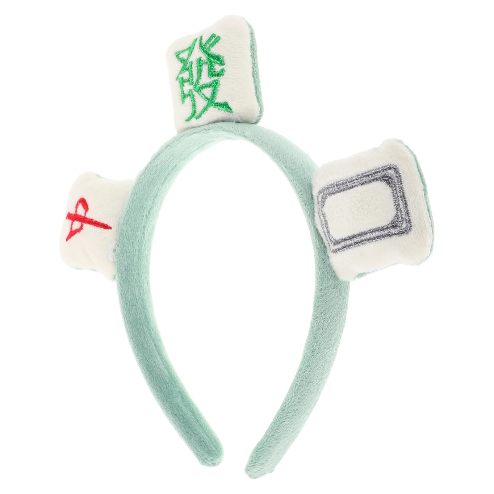 

Funny Mahjong Headb Novelty Piece Lightweight Comfortable Plastic Hair Cute Accessories Vibrant Color Party nament Suitable