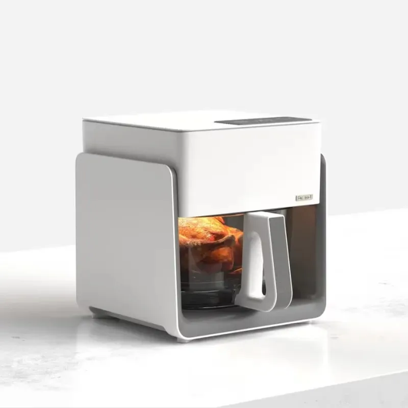 Custom 4.2L High Boron Glass Air Fryer Oven Touch Control Electric Oil Free Pan Household