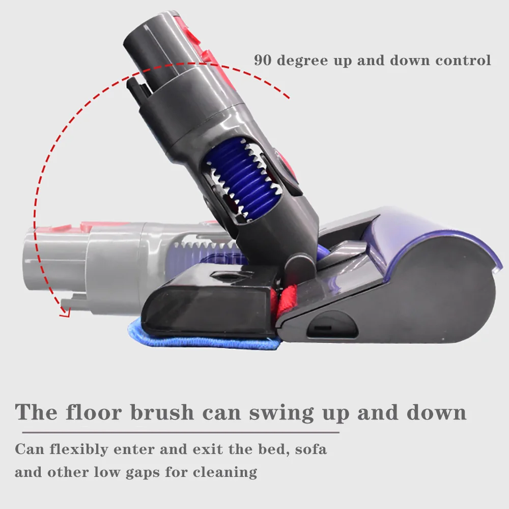 Motorized Laser Floor Brush Head For Dyson V8 V7 V10 V11 V15 Vacuum Cleaner Replacement Parts Electric Laser Roller Brush Head