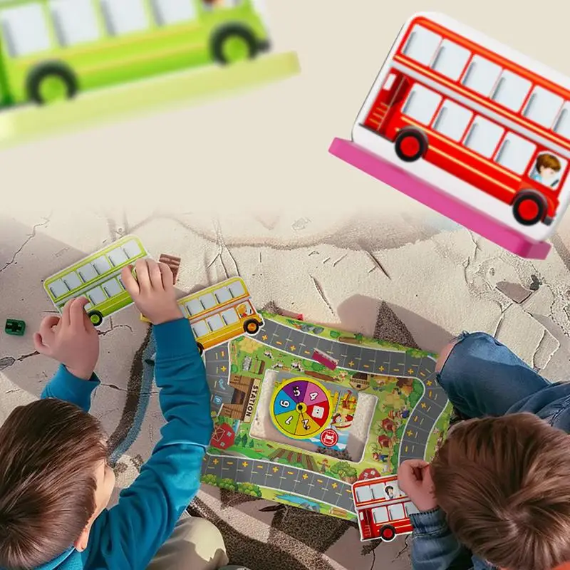 Puzzel Bus Halte Tafelspel Educatief Wiskunde Speelgoed Kinderen Verlichting Optellen En Aftrekken Spel Voor Kinderen Meisjes Leraar