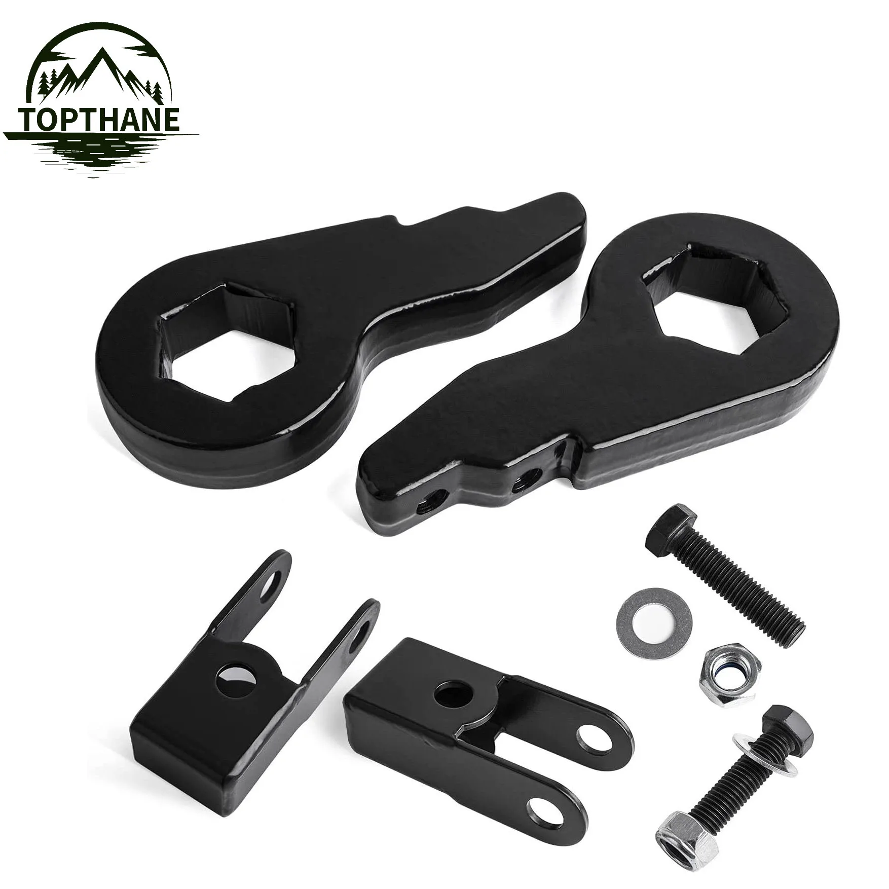 

Forged Torsion Bar Key 1-3" Adjustable Front Suspension Leveling Lift Kit for Chevy GM Silverado Sierra 1500 1999-2007