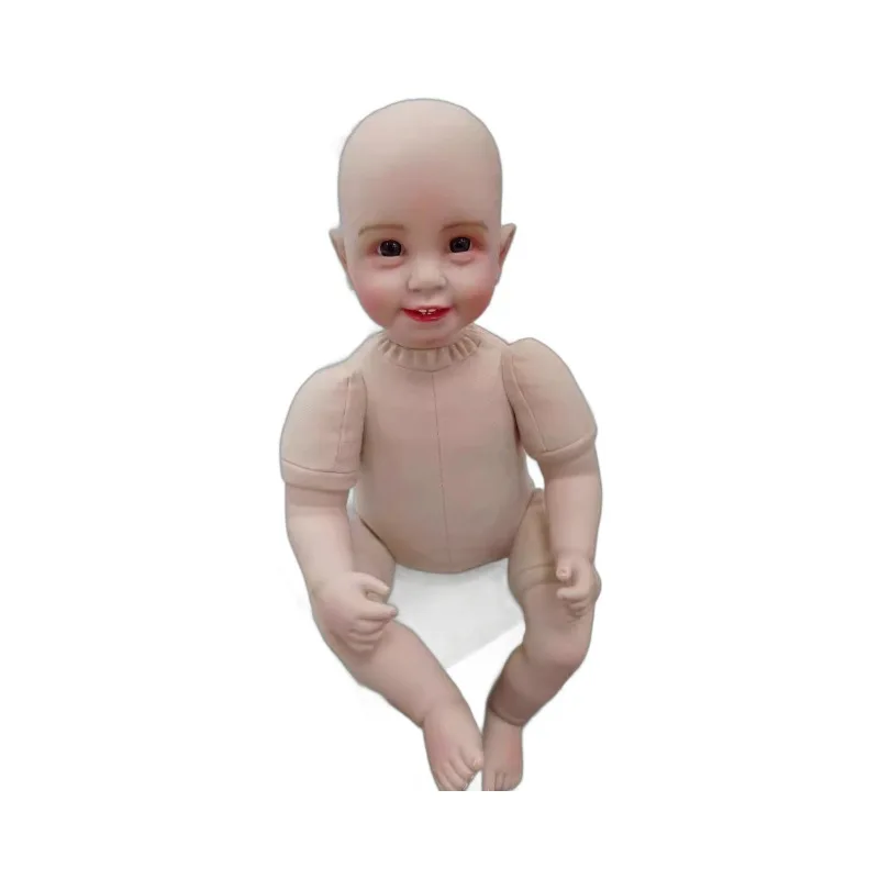 2024 New 55CM Reborn Doll in Skin kit Lifelike Newborn Baby Doll Has painted Doll kit Unfinished Doll parts