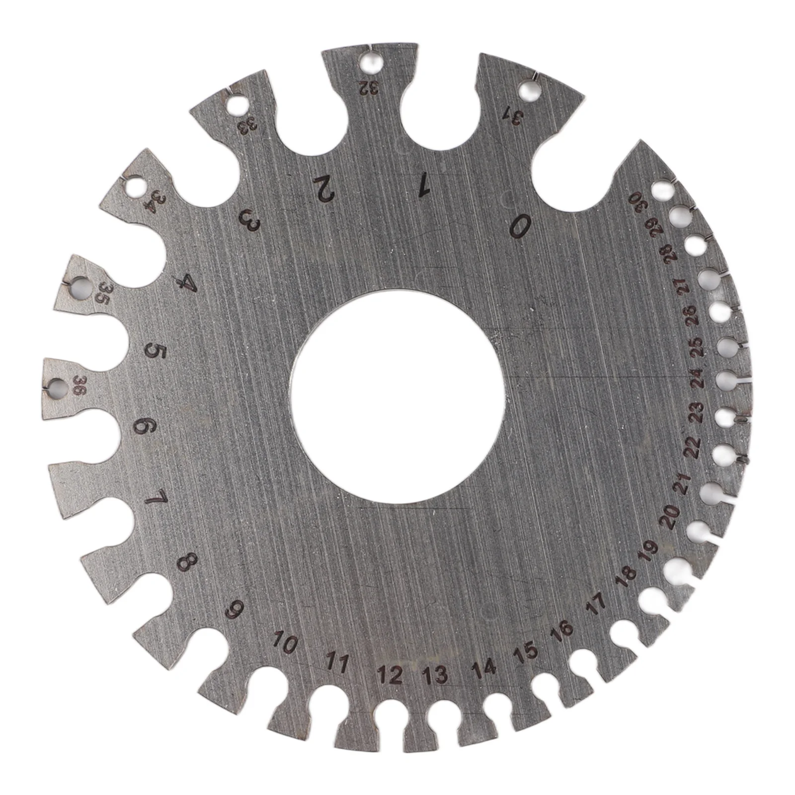 Stainless Steel Drill Bit Angle Gauge Measuring Tool with Wide Measurement Range for AWG SWG Wire Gauges and Tool Use