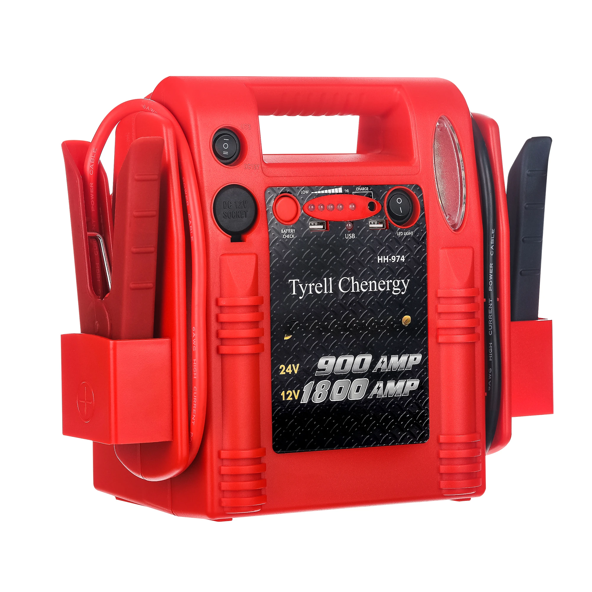 

Popular sales 12V 24V 18000mAh lead-acid battery booster system electric car emergency truck jump starter equipment