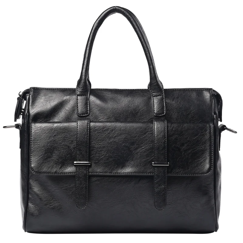 Borsa da uomo di design di marca coreana di moda borsa a mano in pelle British Shoulder maschio Business Laptop s