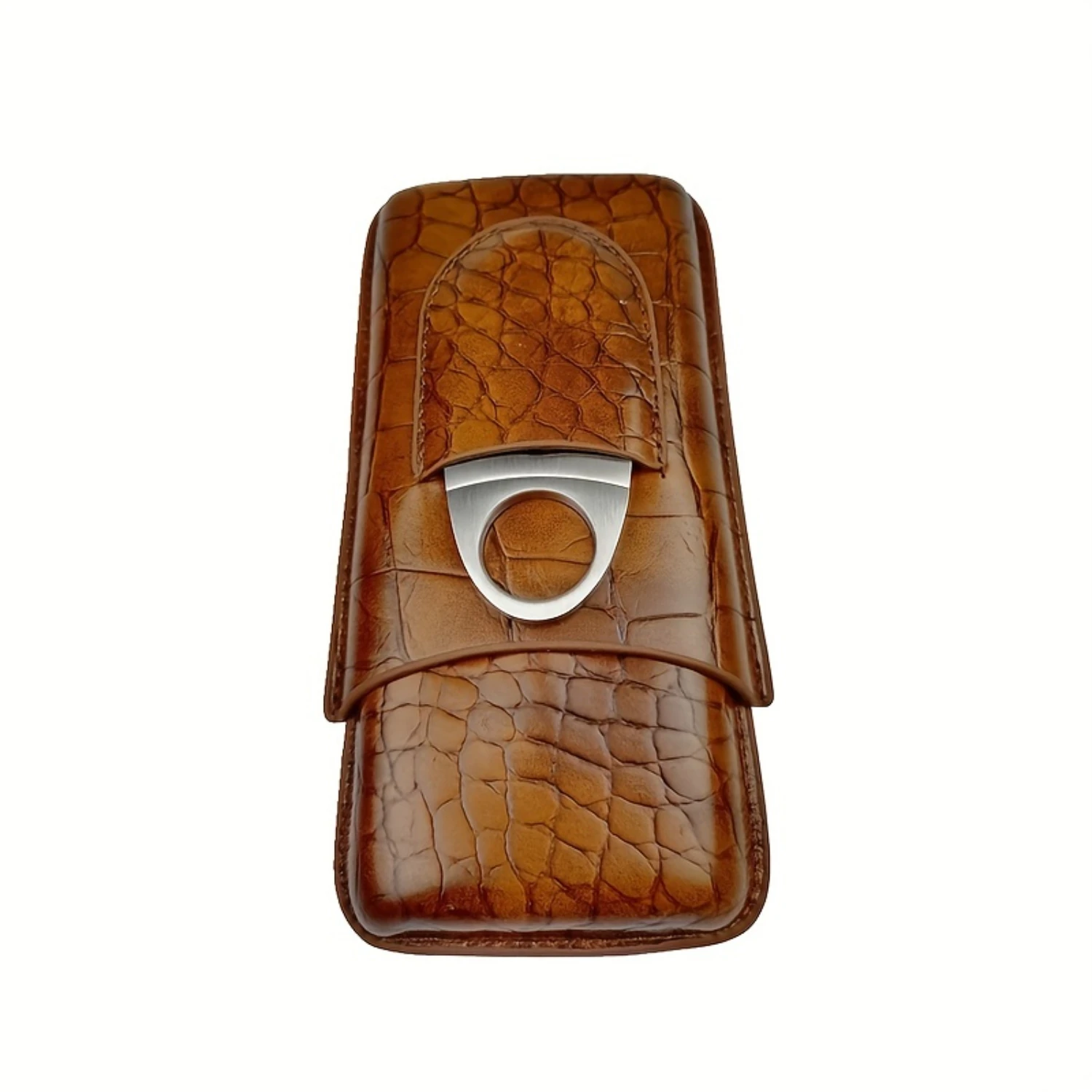 

Portable Travel Cigar Container Box with Cutter - Space-Saving Case for Cigar Enthusiasts Cigar cutter Smoking pipes Lighter