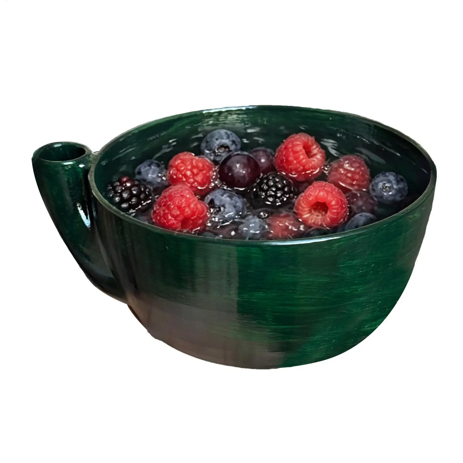 SelfSpinning Berry Washing Bowl With Drain Holes 360 Degree Cleaning Fruit Automatic Quick Kitchen Rinse Washer For Berries