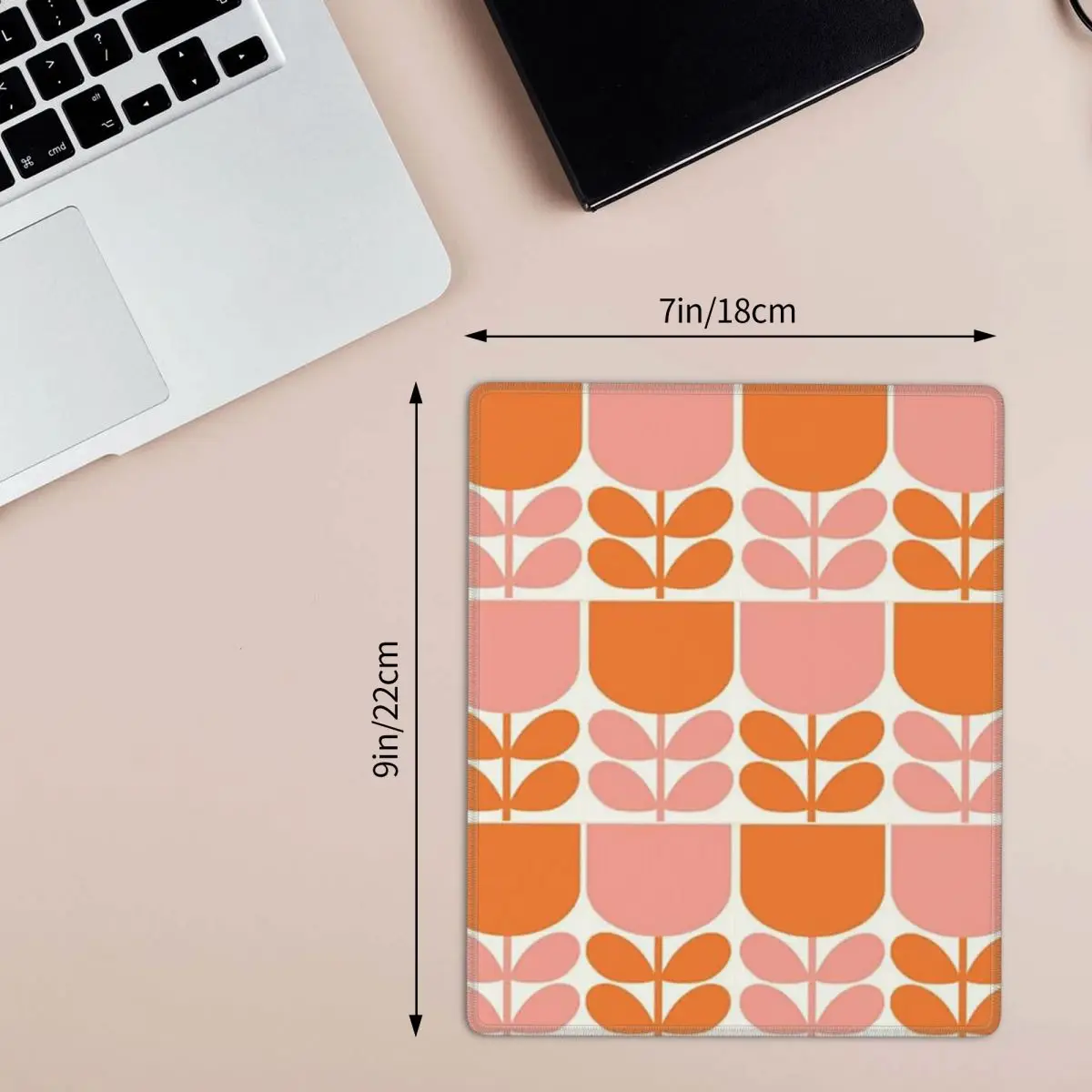 Spring Bloom Orla Kiely 6 7x9 in 22x18 cm Mouse Pad Computer Keyboard Mouse Mat Gamer PC Laptop Desk Mat Accessories Table Mats