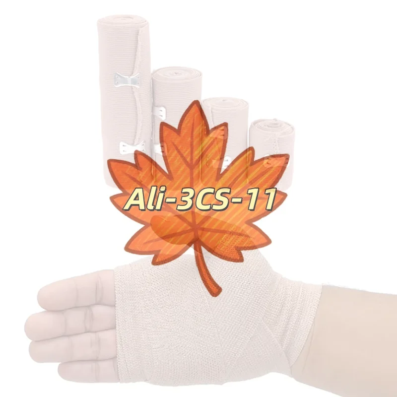 

Рулон компрессионной повязки с клипсами, спортивная лента-бандаж для голеностопа, запястья, руки, ноги, при растяжениях, для первой помощи, измерительная лента