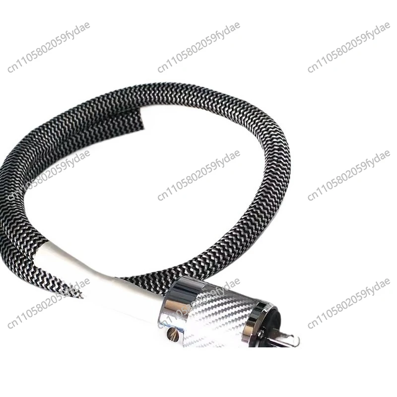 Pure Silver HIFI Power Cable  for CD Player DAC Tube Amplifier Audio System