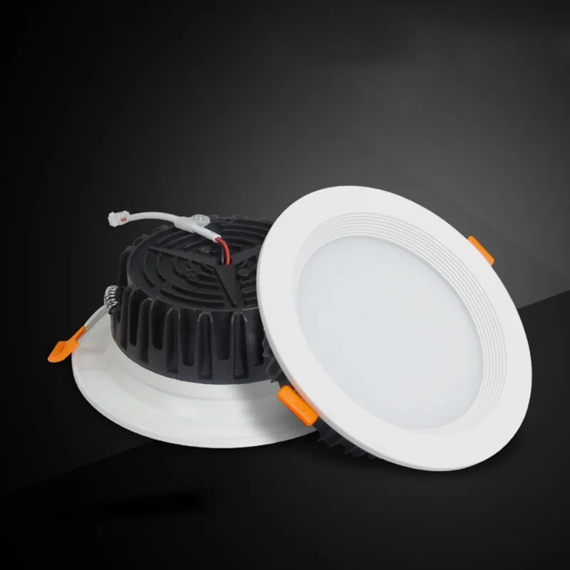 LNHF LED Embedded Reccessed Ceiling Light,Anti-Fog, For Home Decor, Die-Cast Panel Design