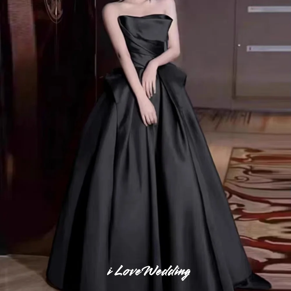 Burgundowe suknie wieczorowe bez ramiączek 2025 plisowana bez rękawów linia A długość do podłogi sukienka na bal maturalny suknia na przyjęcie weselne dostosowane