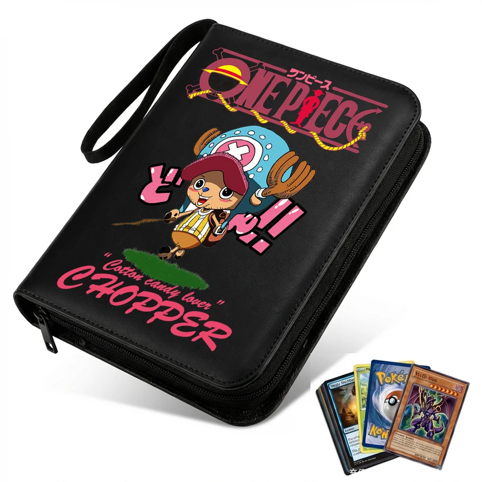 400pcs Anime ONE PIECE Zipper Card Album Book Collection Card