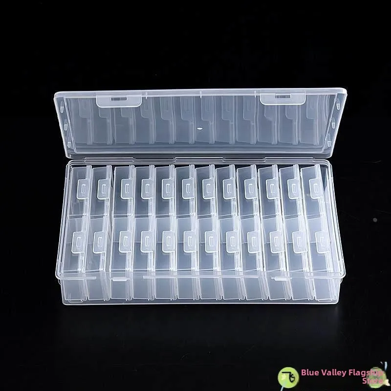 

Large Capacity Plastic Storage Box DIY Assembly Bead Nail Art Jewelry Decorations Diamond Painting Organizer Transparent