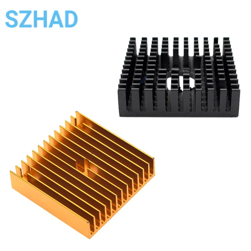 MK7/MK8 Extruder Heat Sink 40*40*11 Black Gold 3d Printer Accessories