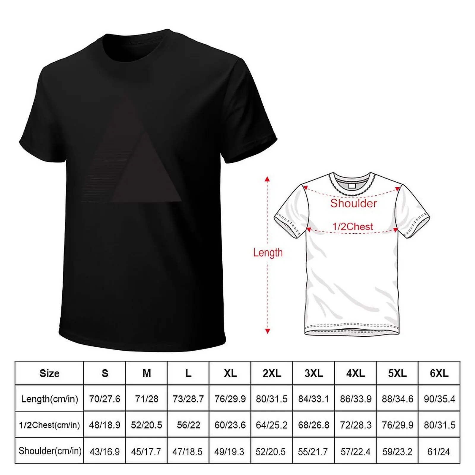 Geometric Triangle 2 T-Shirt t shirts for man pack cotton T-Shirt
