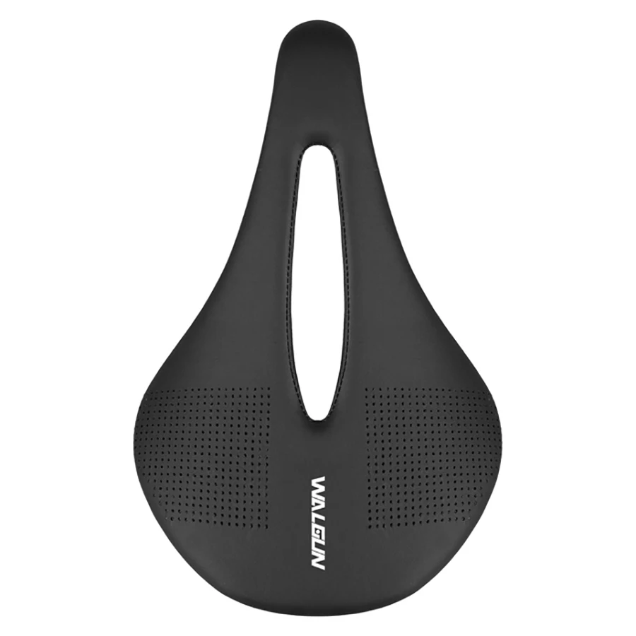 Walgun Ultralight Bicycle Saddle Cushion 3K Full Carbon Fiber Leather Bike Saddle Mountain Bike MTB Road Saddle 143/155 mm 106 g