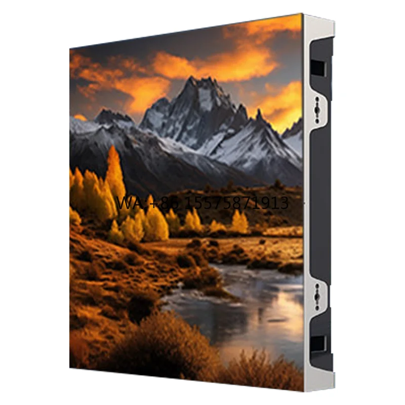 

3D Led Disp y Screenmini Rental LED Stage Screen for Advertising Waterproof COB Disp y Screen Folding Led Poster