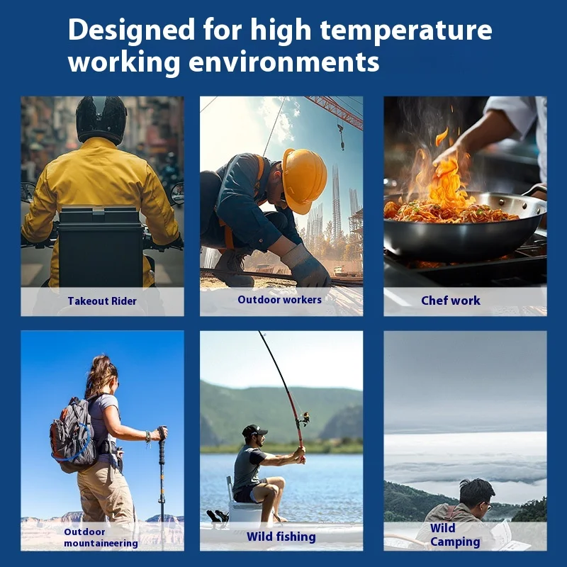 Мини-вентилятор с зажимом на талии, 199 скоростей настройки, аккумулятор емкостью 6000 мАч, внешний аккумулятор, светодиодная подсветка, громкая связь и портативность для использования на открытом воздухе