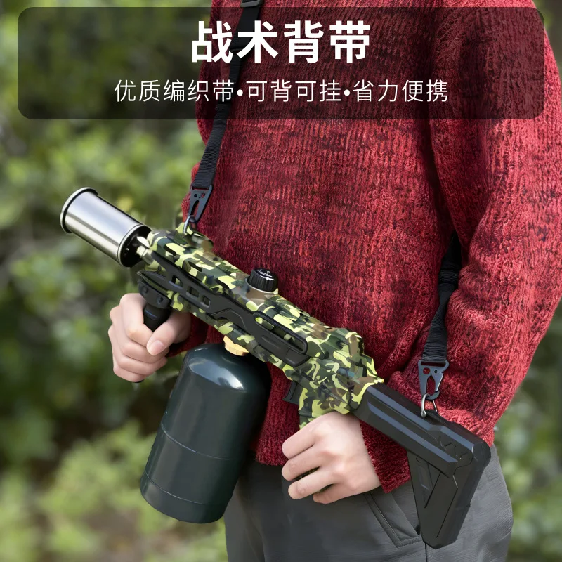 Multi Functional Outdoor Flamethrower Spray Gun Head Camping Baking Barbecue Handheld Flamethrower Lighter Gift for Men
