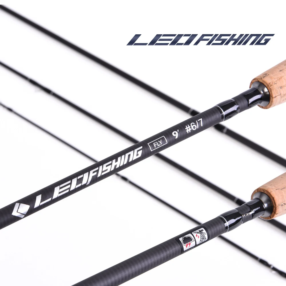 

2024 New Arrival LEO Fly Fishing Rod Several Secions Telescopic Rod 4 Size High Carbon Lure Rod Super Light Design Traveling Rod