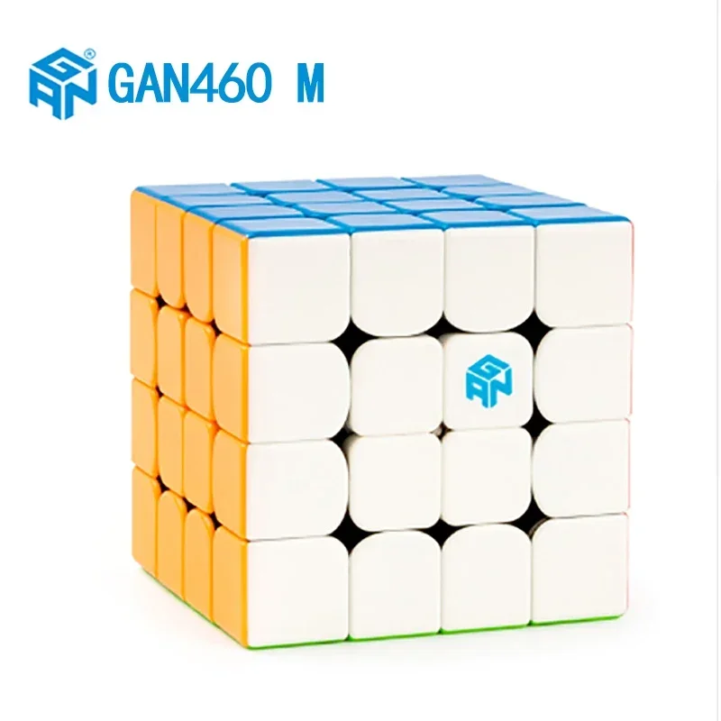 GAN 460 M Magnetic 4x4x4 Magic Cube 4x4 Speed Cube GAN460 M Stickerless Professional Fidget Toys Cubo Magico Puzzle