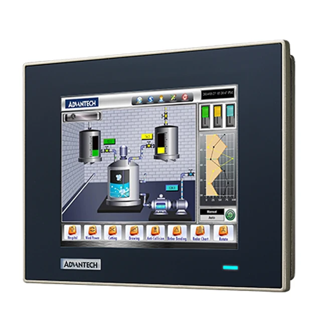 Advantech FPM-7061T 6.5 Inch VGA Full Plane Resistive Screen Industrial Display