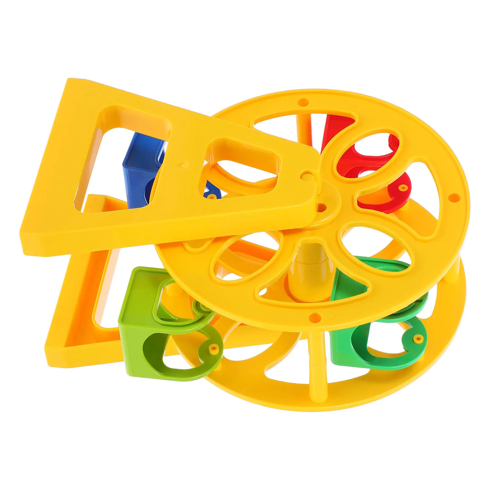 

Ferris Wheel Train Track Accessory Plastic Charming Design Enhances Imaginative Play Mini House Decor Fire Train Scene